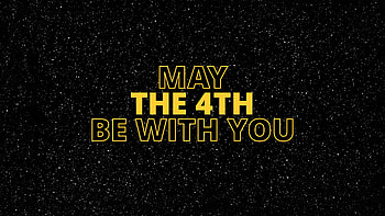 Star Wars May The 4th Be With You, star-wars, movies, dark, black HD wallpaper