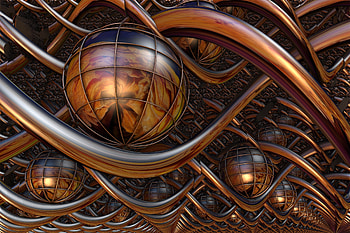 Abstract, Shine, Light, Form, Ball, Shroud HD wallpaper