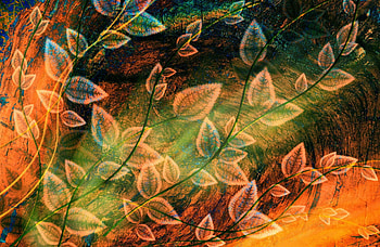 Abstract, Leaves, Plant, Multicolored, Motley, Surface HD wallpaper