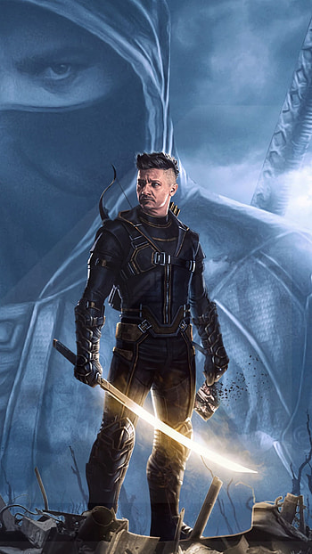 MCU (Comics), Ronin art, Marvel superhero posters, Hawkeye's badassery HD phone wallpaper