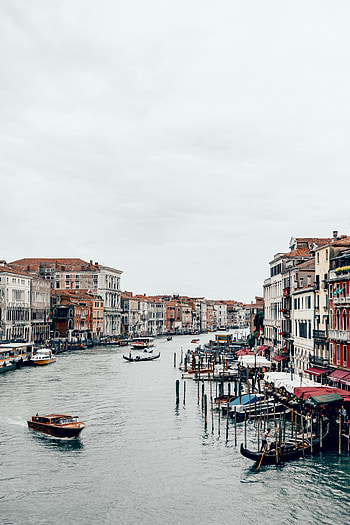 Cities, Architecture, Building, Boat, Channel HD phone wallpaper
