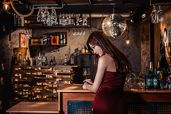 Bar, Women, Asian HD wallpaper