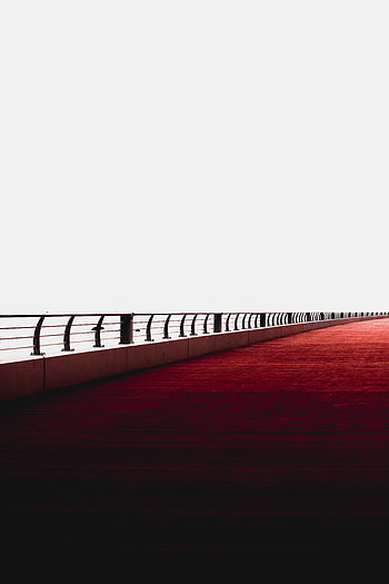 Minimalism, Dubai, Bridge, Handrail, Railings, United Arab Emirates HD phone wallpaper