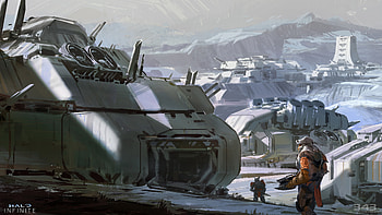 video game, Halo Infinite HD wallpaper