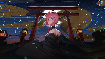 Mori Calliope, anime-girl, anime, artist, artwork, digital-art HD wallpaper