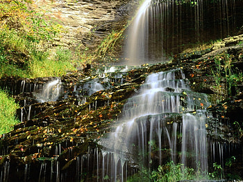 Waterfalls, nature HD wallpaper