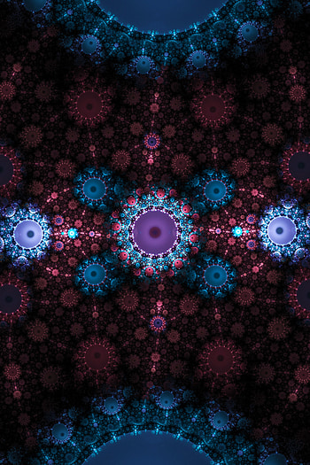 Fractal, pattern, mandala, abstract HD phone wallpaper