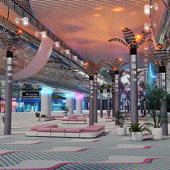 McCarran International Airport, ArtStation, Las circa 1980s, Las Vegas HD phone wallpaper