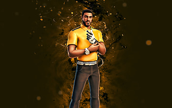 Yellow Swing Sargeant, , yellow neon lights, Fortnite Battle Royale, Fortnite characters, Yellow Swing Sargeant Skin, Fortnite, Yellow Swing Sargeant Fortnite HD wallpaper