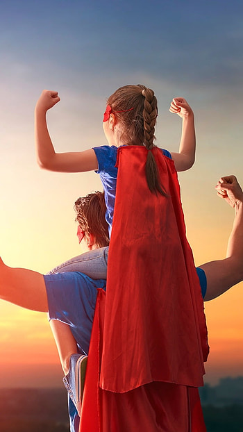 Fathers Day, Superman, Daddys Girl HD phone wallpaper
