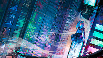 Nightime , anime-girl, anime, artist, artwork, digital-art, deviantart HD wallpaper