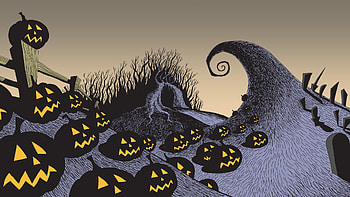 nightmare before christmas biginf HD wallpaper