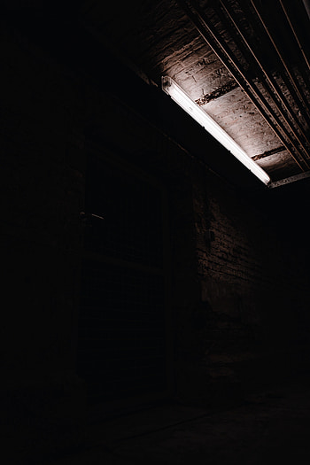 Dark, Lamp, Basement HD phone wallpaper