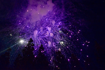 Holidays, Sky, Salute, Sparks HD wallpaper