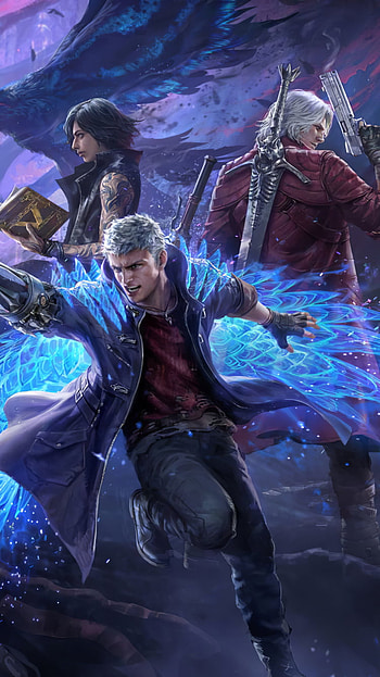 Dante (Devil May Cry), Devil May Cry, video game, Devil May Cry 5 HD phone wallpaper
