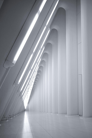 Architecture, Building, Miscellanea, Miscellaneous, Corridor, Modern, Up To Date HD phone wallpaper
