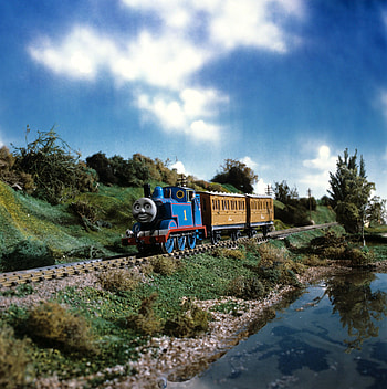 Thomas The Tank Engine, cloud, sky HD phone wallpaper