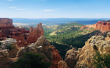 Cannonville, Utah, landscape, sky, mountains, rocks, usa HD wallpaper