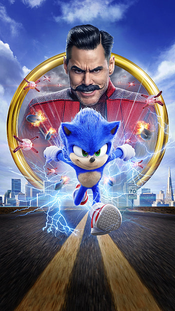 Jim Carrey, Sonic the Hedgehog HD phone wallpaper