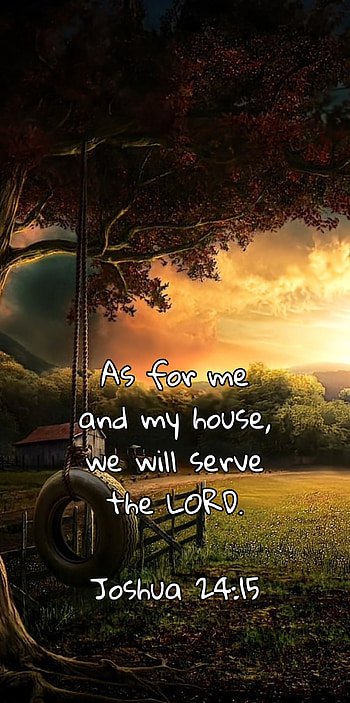 Joshua 24:15, Lord, Jesus, Christian, Faith, God HD phone wallpaper