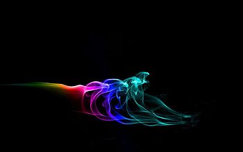 Abstract, Smoke, Bright, Multicolored, Motley, Form HD wallpaper