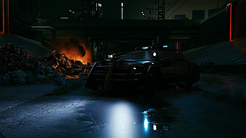 Car, video game, 2021, dark, Cyberpunk 2077 HD wallpaper