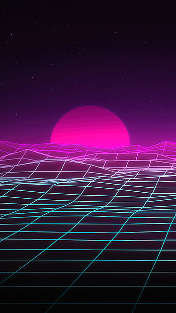 Vaporwave 2, sunset HD phone wallpaper