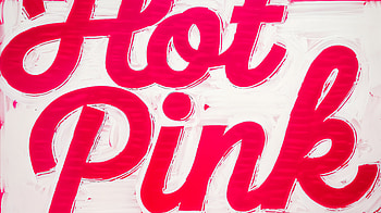 Vibrant Hot Pink Ultra, HOT PINK, design, colors, bald HD wallpaper