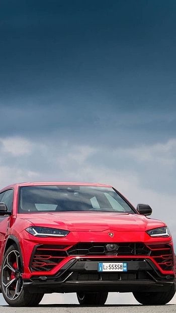 Lamborghini Urus, Red, Lamborghini Urus Red HD phone wallpaper