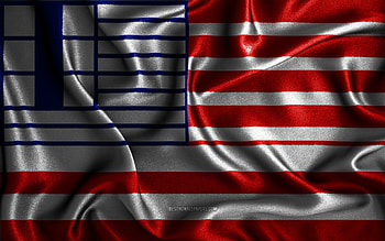 Lethbridge flag, , silk wavy flags, canadian cities, Day of Lethbridge, Flag of Lethbridge, fabric flags, 3D art, Lethbridge, cities of Canada, Lethbridge 3D flag HD wallpaper