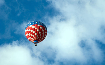 Sky, Clouds, Miscellanea, Miscellaneous, Balloon HD wallpaper