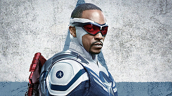 Anthony Mackie, Falcon and the Winter Soldier, Laptop, Full HD wallpaper