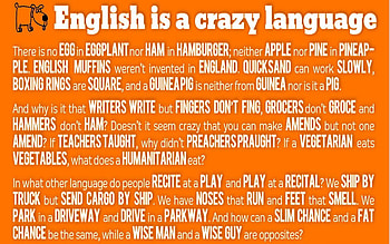 English is a crazy language HQ - ( HD wallpaper