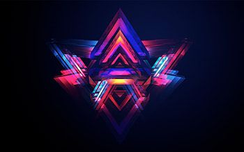 Abstract Pyramids, Abstract, Pyramids, Mystic, Colorful, Fantasy HD wallpaper