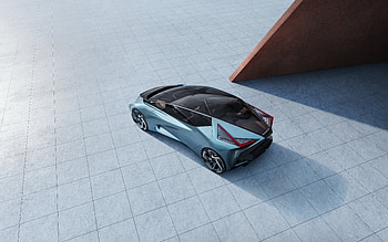Top-view, Lexus LF-30, electric car, 2019 HD wallpaper