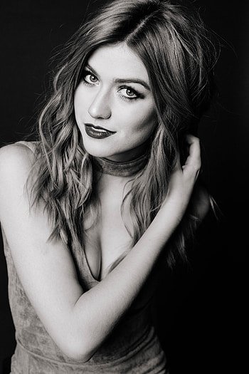 Katerina McNamara, eye, head, Hollywood actress HD phone wallpaper