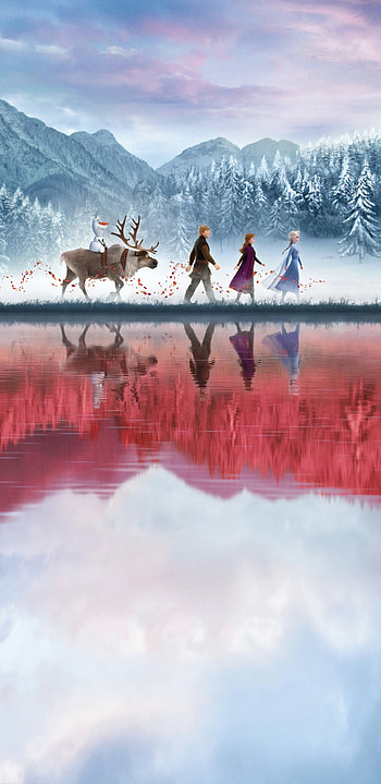 Frozen animation, for Samsung Galaxy, Winter wonderland HD phone wallpaper