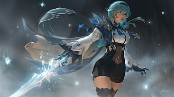 Eula Genshin Impact, genshin-impact, ps4-games, ps5-games, android-games, ios-games, pc-games, 2025-games, games, video-games, ai-girls, ai HD wallpaper