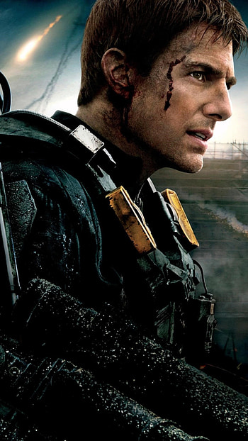 Tom Cruise, Epic battle scenes, Edge of Tomorrow HD phone wallpaper