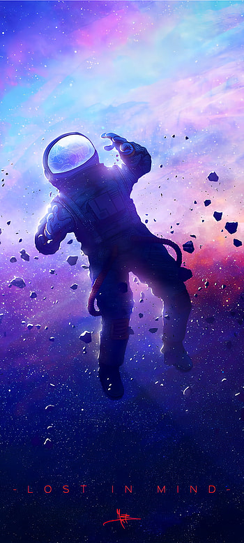 Lost in Mind, Sci Fi, astronaut HD phone wallpaper