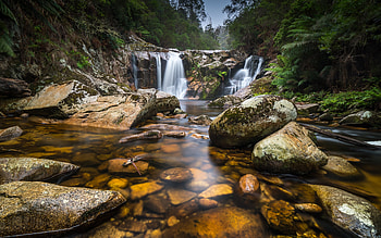 Waterfall Australia, waterfall, nature, australia, water HD wallpaper