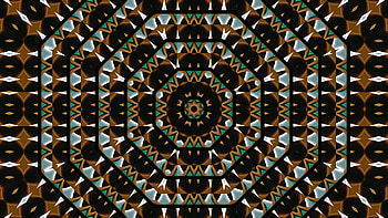 Brown and Green Oil Paint Kaleidoscope, Abstract, kaleidoscope HD wallpaper
