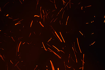 Dark, Sparks, Glow HD wallpaper