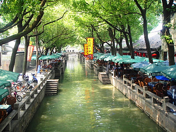 Tea House, river, tourist spots, tree HD wallpaper