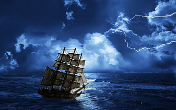 Stormy Seas HD wallpaper