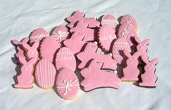 Easter in Pink, pink, easter, nice, cookies HD wallpaper