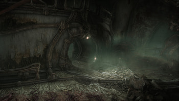 Scorn Steam community, Dark adventure, Intriguing puzzles, Chilling visuals HD wallpaper
