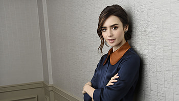 Lily Collins, Cropper, , 188 HD wallpaper