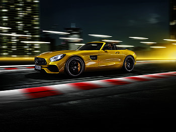 Mercedes AMG GT S Roadster 2018 Side View, mercedes-amg-gt, mercedes, cars, 2018-cars HD wallpaper