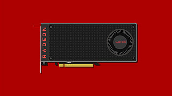 AMD Radeon RX 480 Minimal Art! HD wallpaper